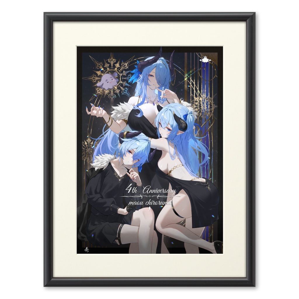 KKママによる4周年記念イラスト複製画【8月末まで】