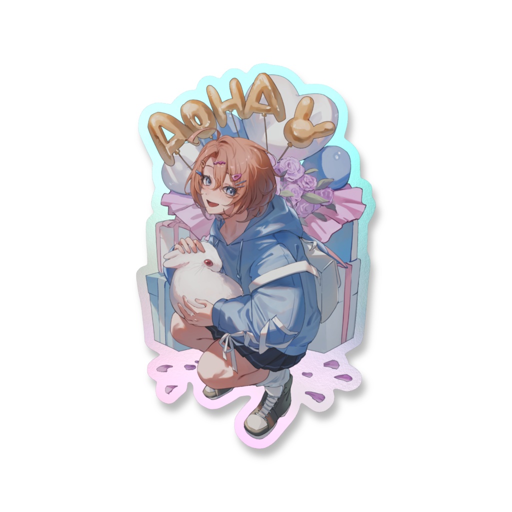 2025蒼色碧波birthdayオーロラステッカー