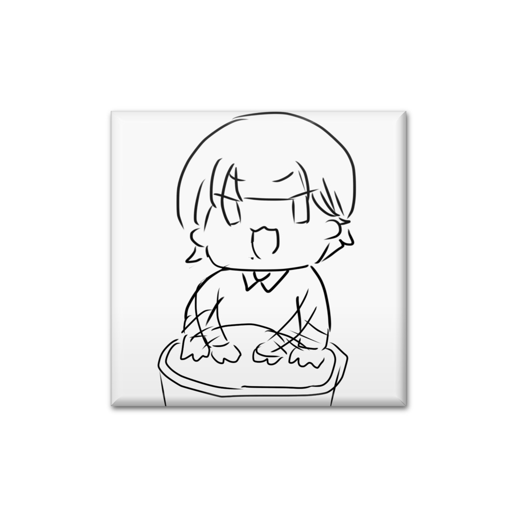 太鼓さすりゆるち缶バッジ