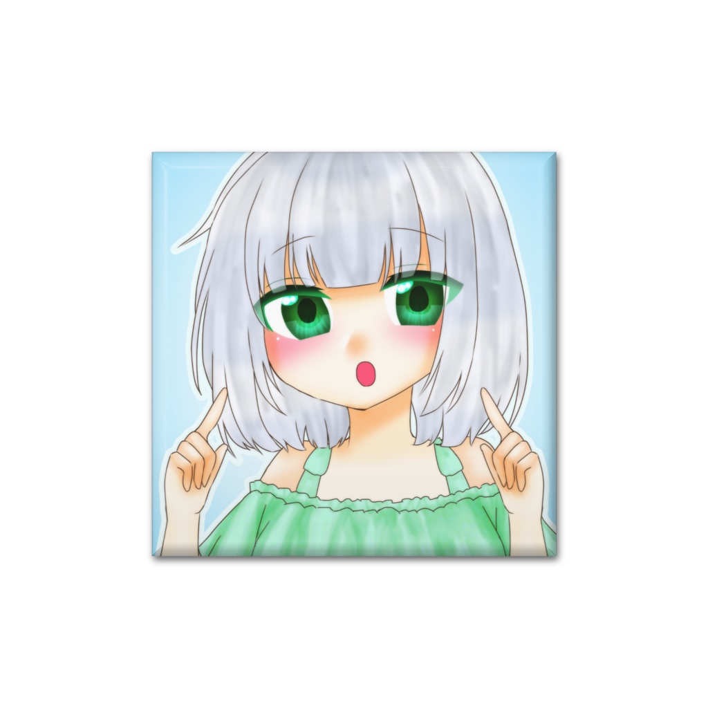 指さしゆるち缶バッジ
