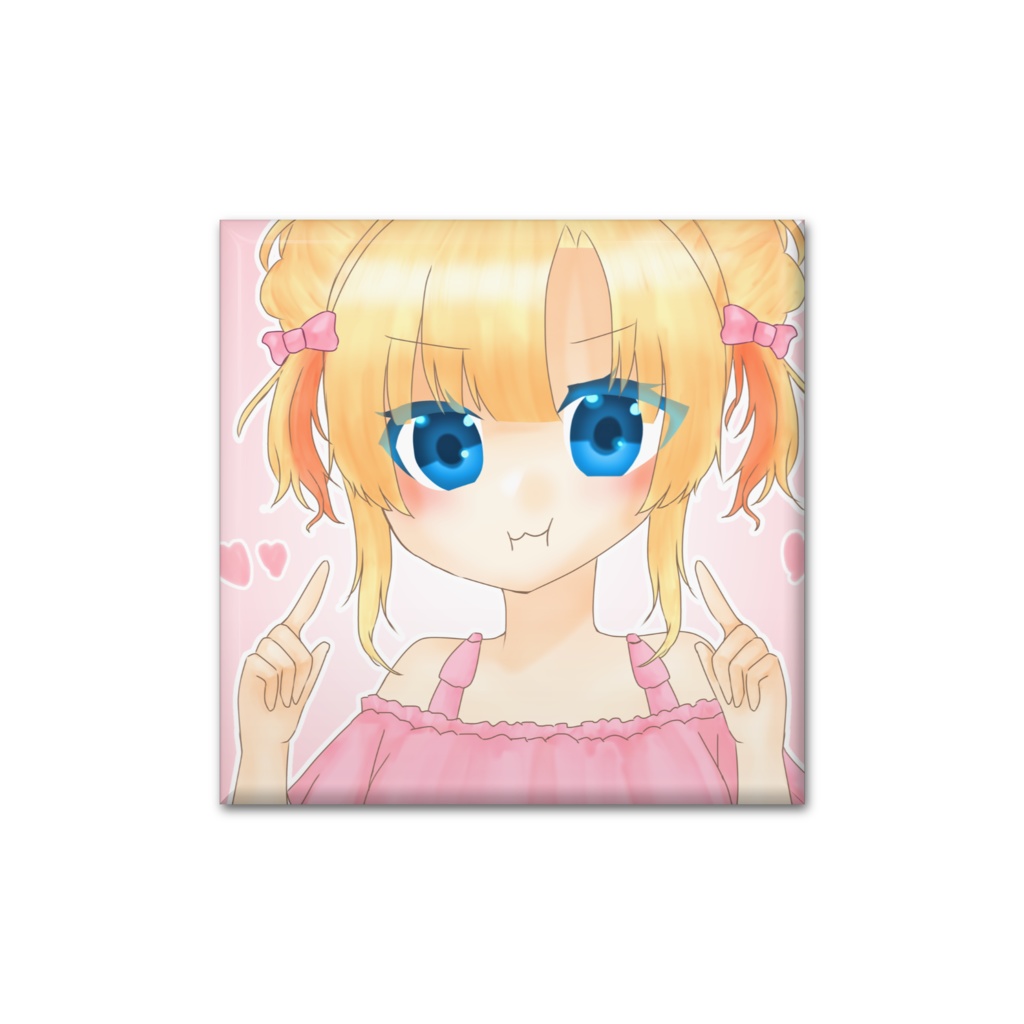 深(ง ˘ω˘ )ว羽🪶缶バッジ