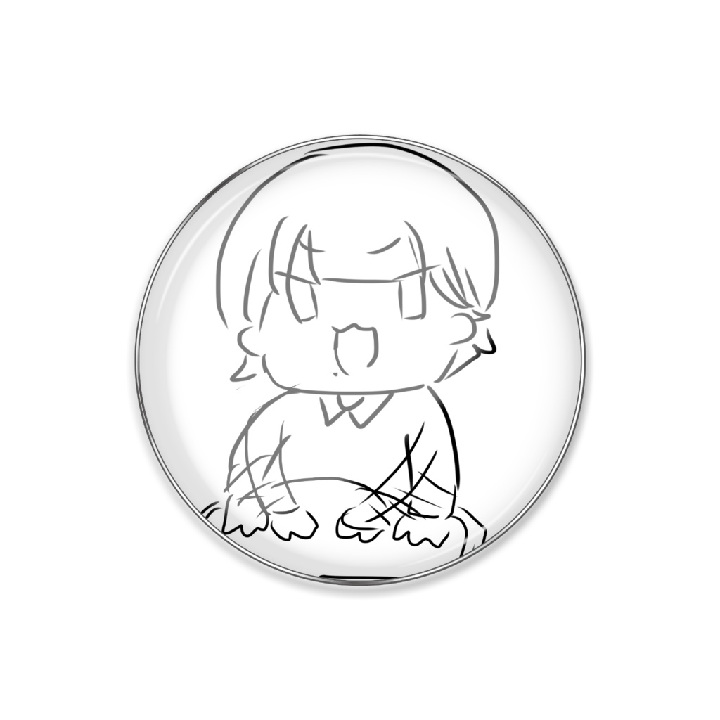 太鼓さすりゆるちピンバッジ