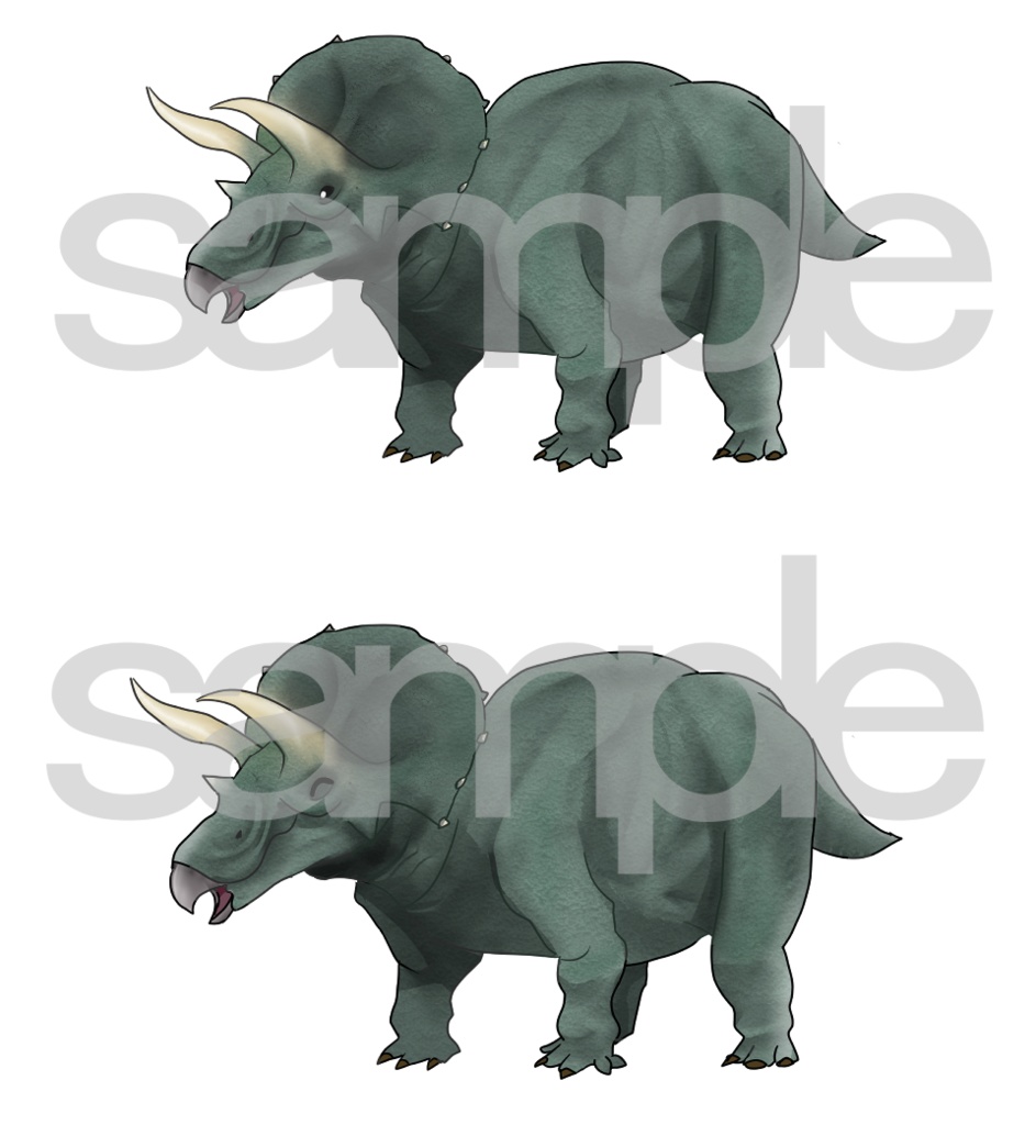 食虫植物&トリケラトプス