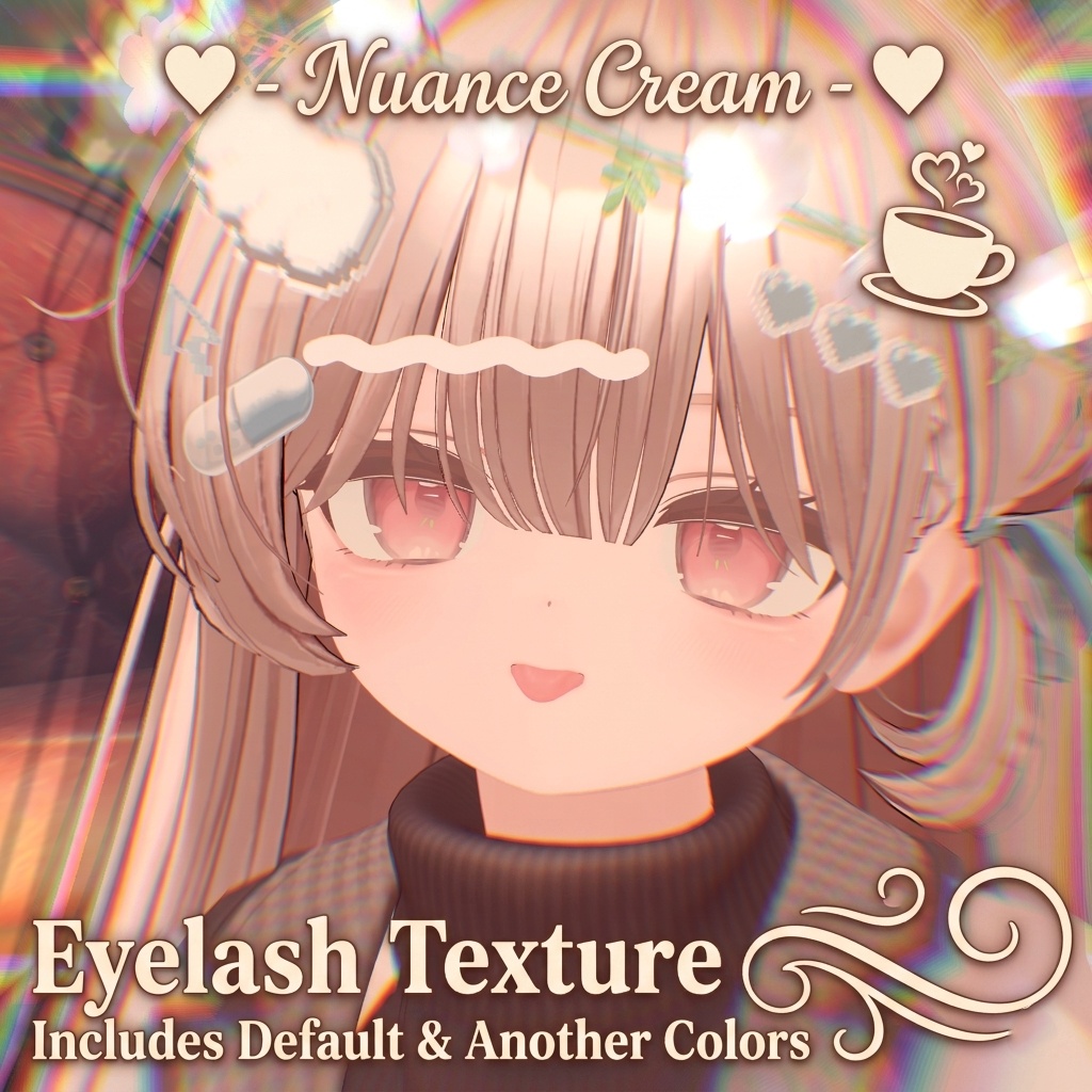 ☕NuanceCream☕EyelashTexture for Eku