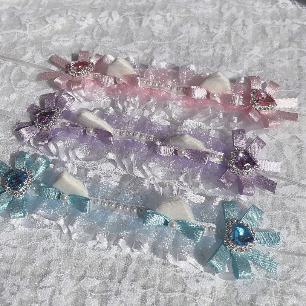 ぬい用 くまみみ ねこみみ ヘッドドレス