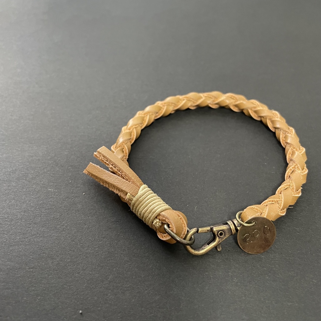 RPG Leather Bracelet （Brown / L）