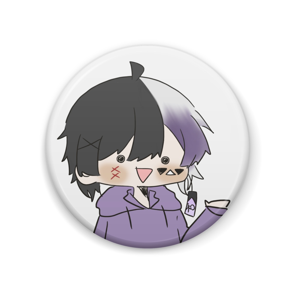 和 缶バッジ アホ面ver. - 和ショップ - BOOTH