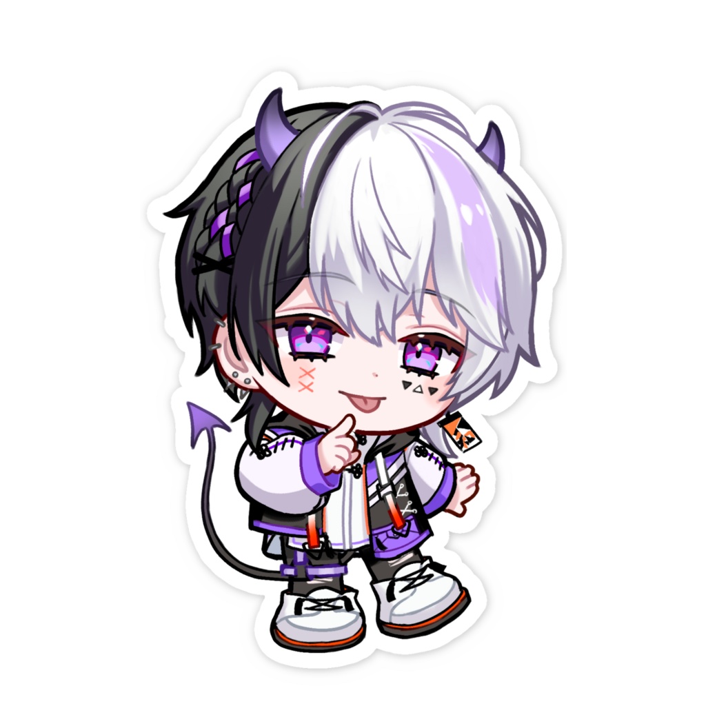 和 小悪魔 スマホステッカー