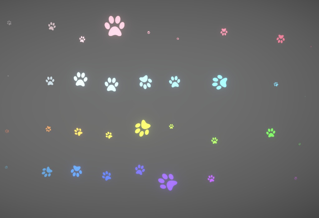 Pawprint Ground trails (multicolor)