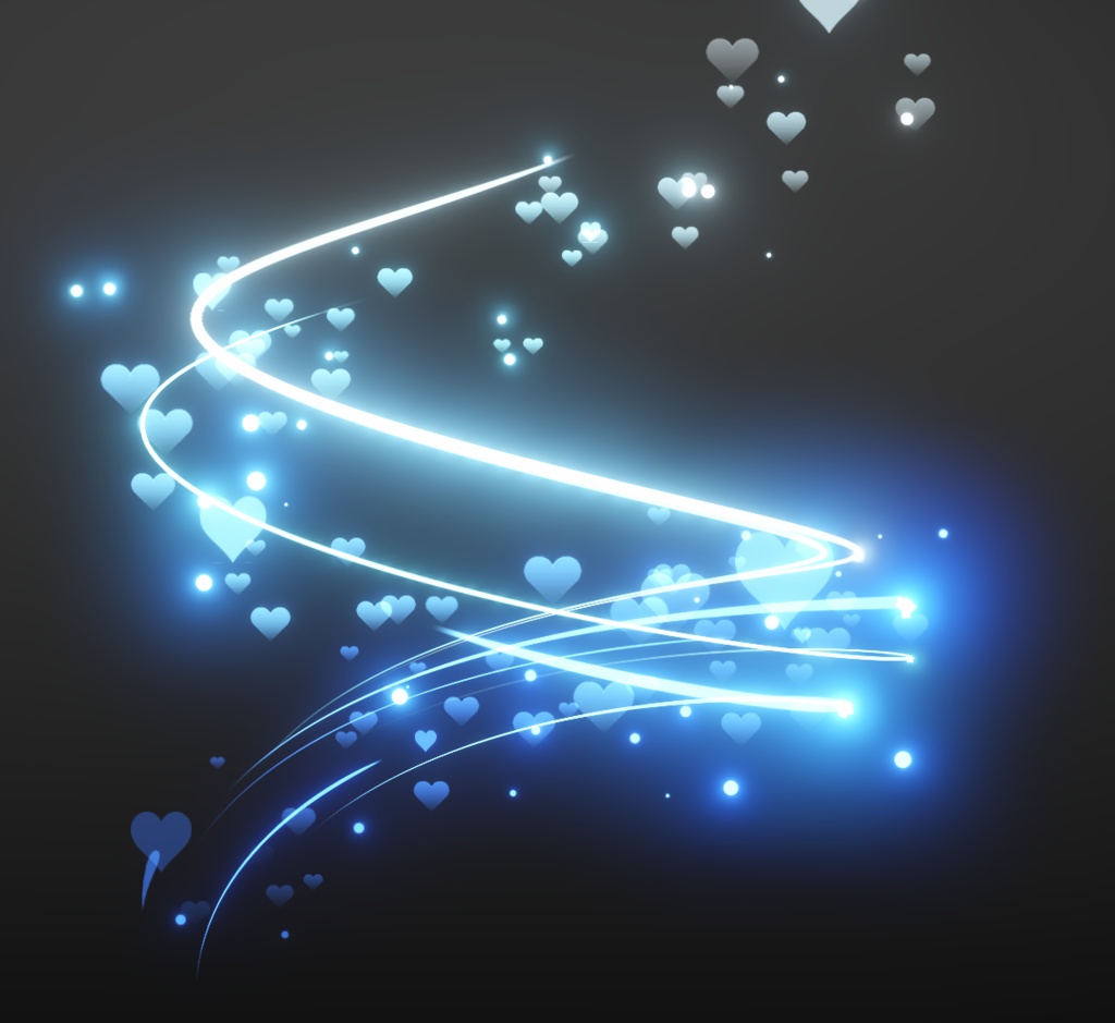 Swirl aura particles for VRC