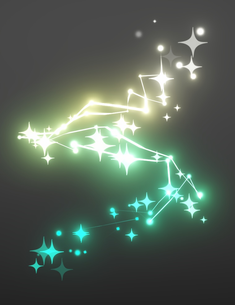 Swirl aura particles for VRC