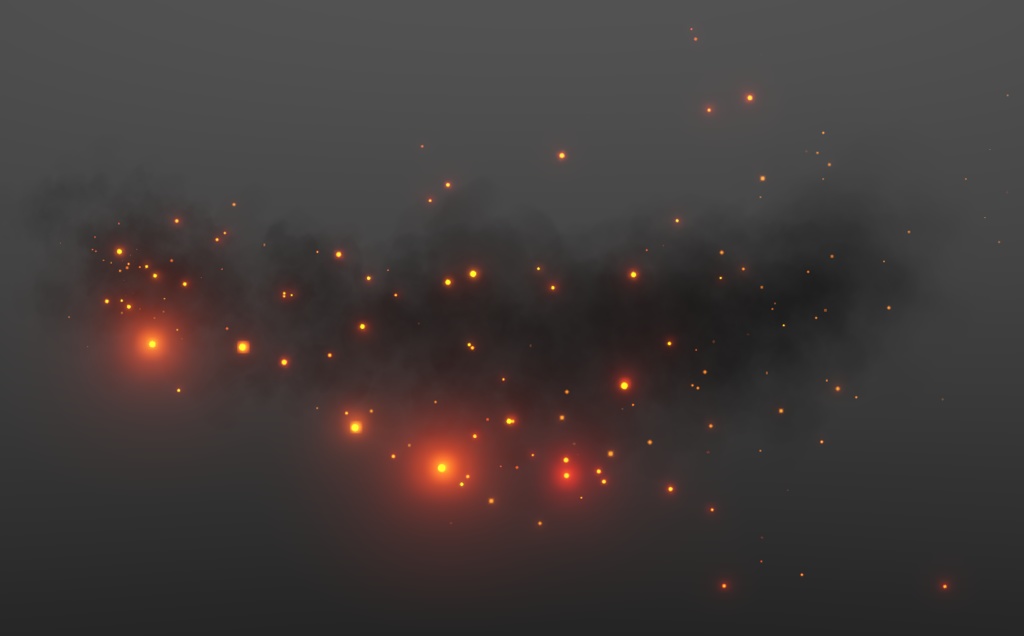 Ember trails (Unity and Vrchat)