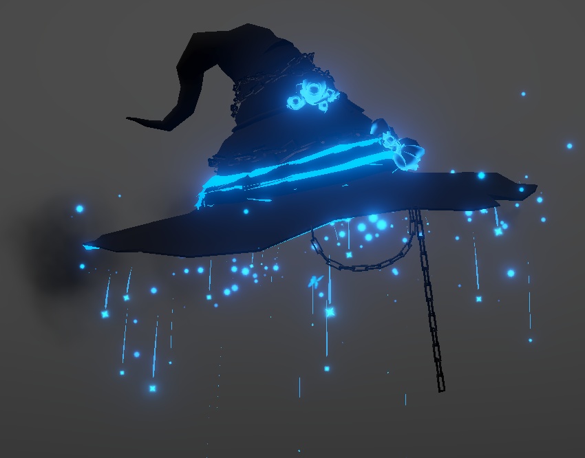 Witch Hat with particles VRC