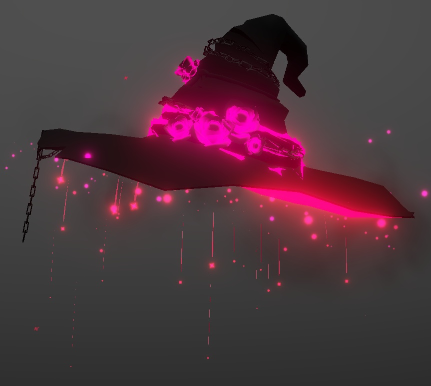 Witch Hat with particles VRC