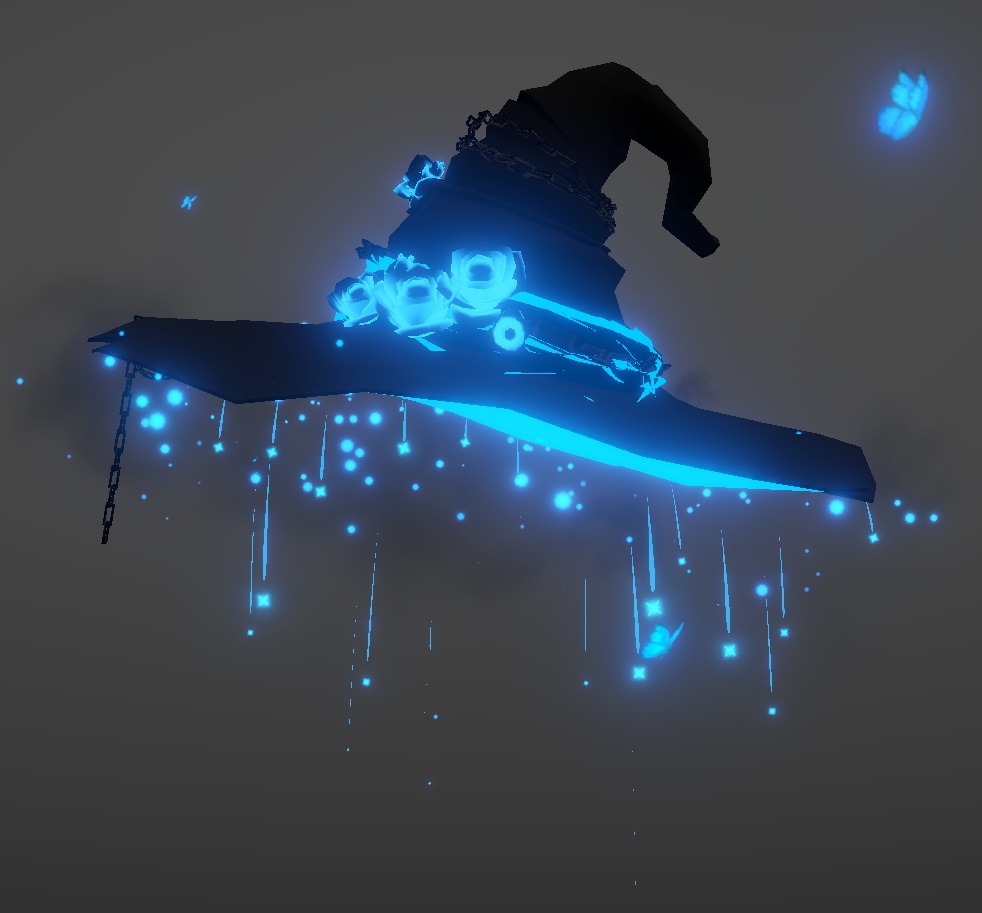 Witch Hat with particles VRC