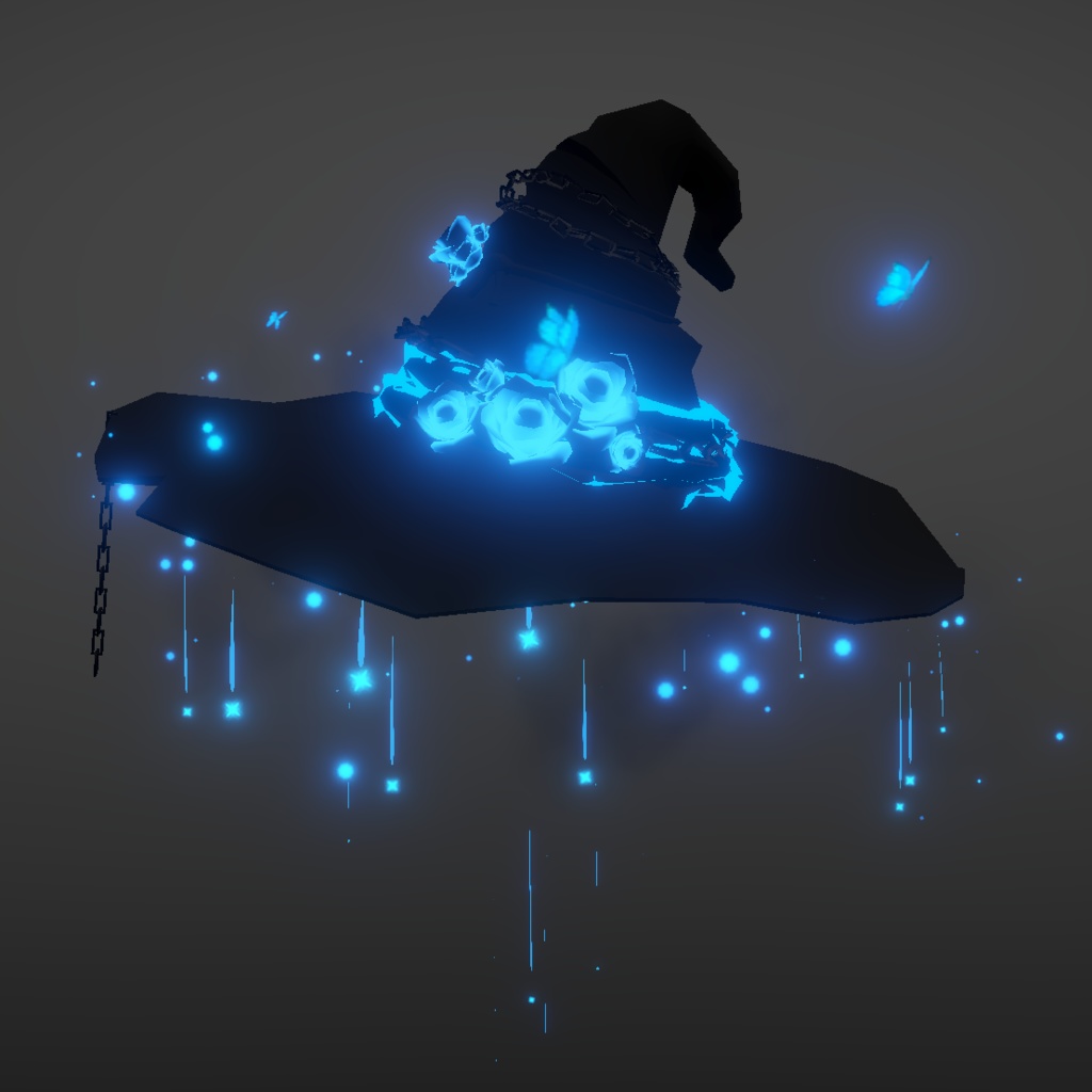 Witch Hat with particles VRC