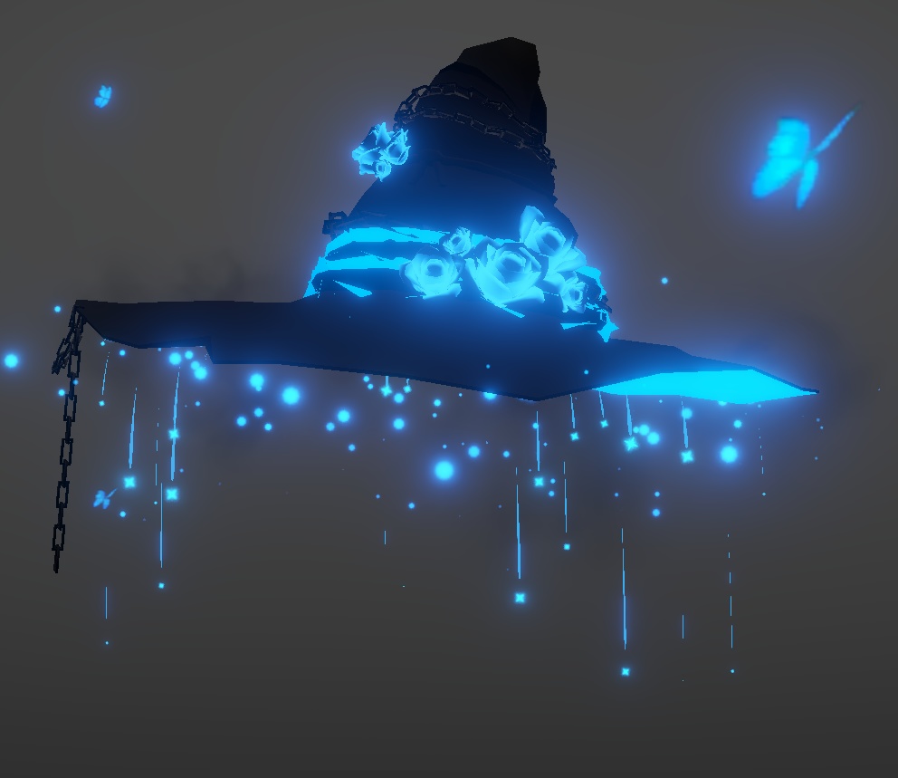 Witch Hat with particles VRC