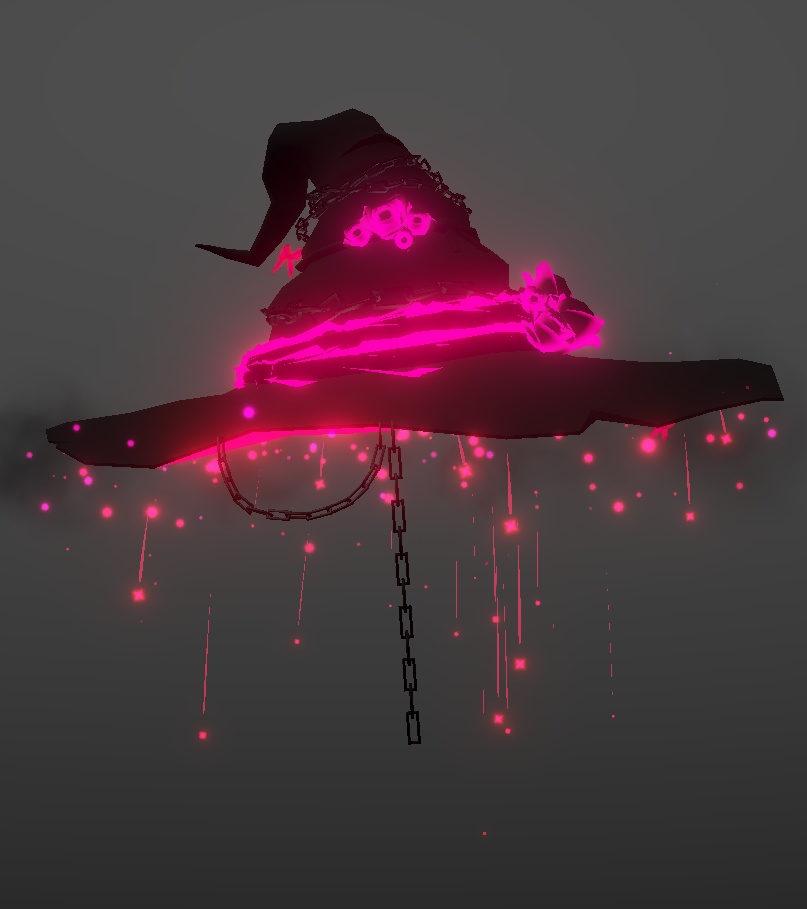 Witch Hat with particles VRC