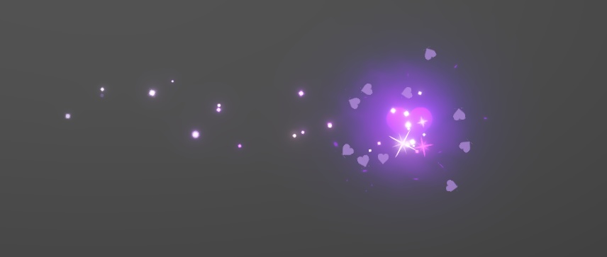 Dote Emote particles for vrchat