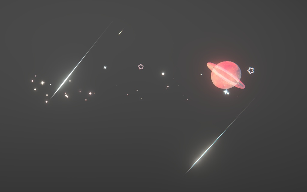 Planet particles for VRC