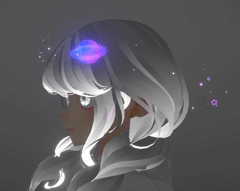 Planet particles for VRC