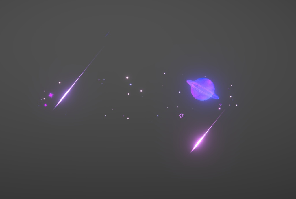 Planet particles for VRC