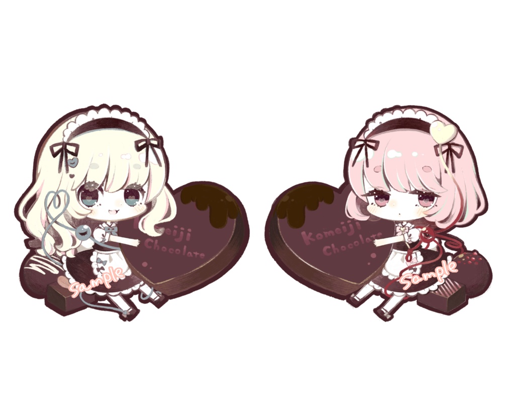 チョコレートアクリルキーホルダー