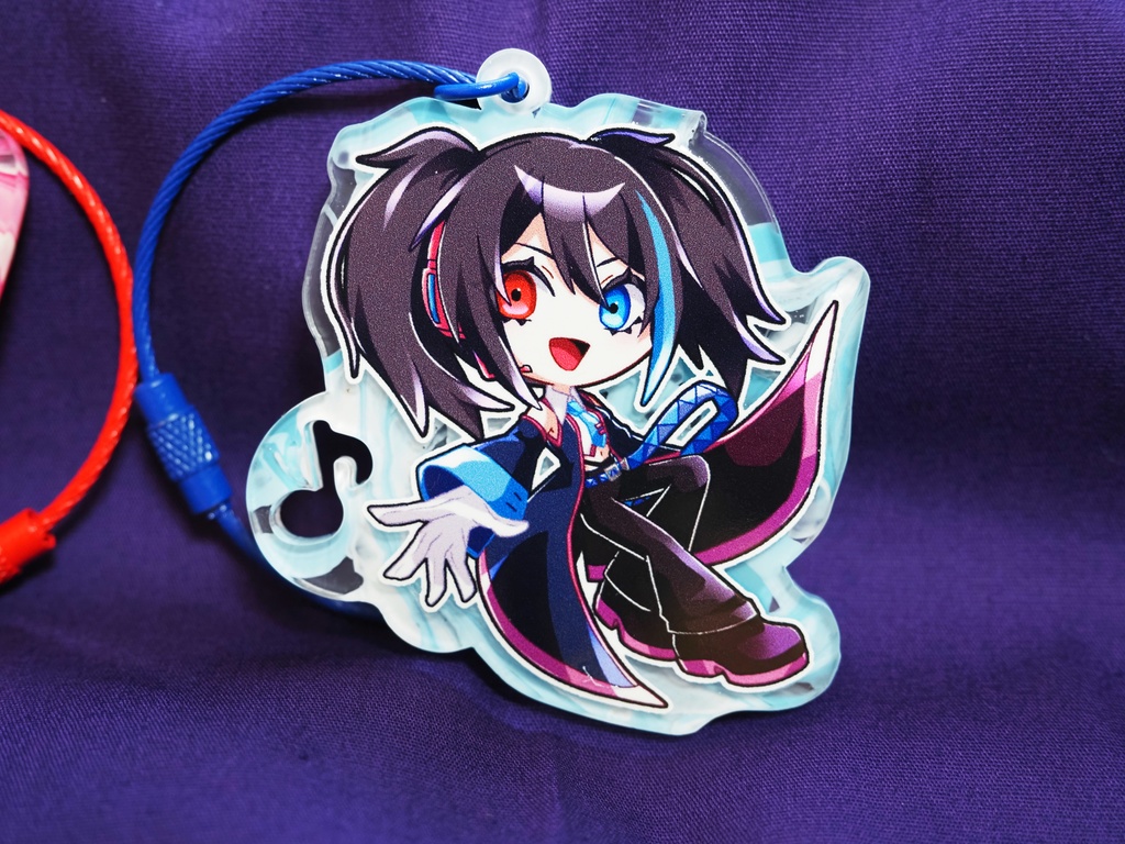 【UTAU】重音テト・欲音ルコ アクリルキーホルダー【UTAって創るオンライン】