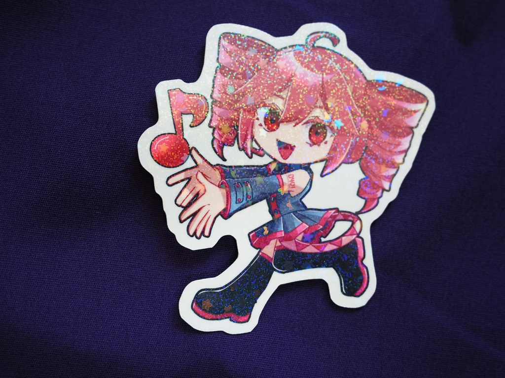 【UTAU】重音テト・欲音ルコ ダイカットシール【UTAって創るオンライン】