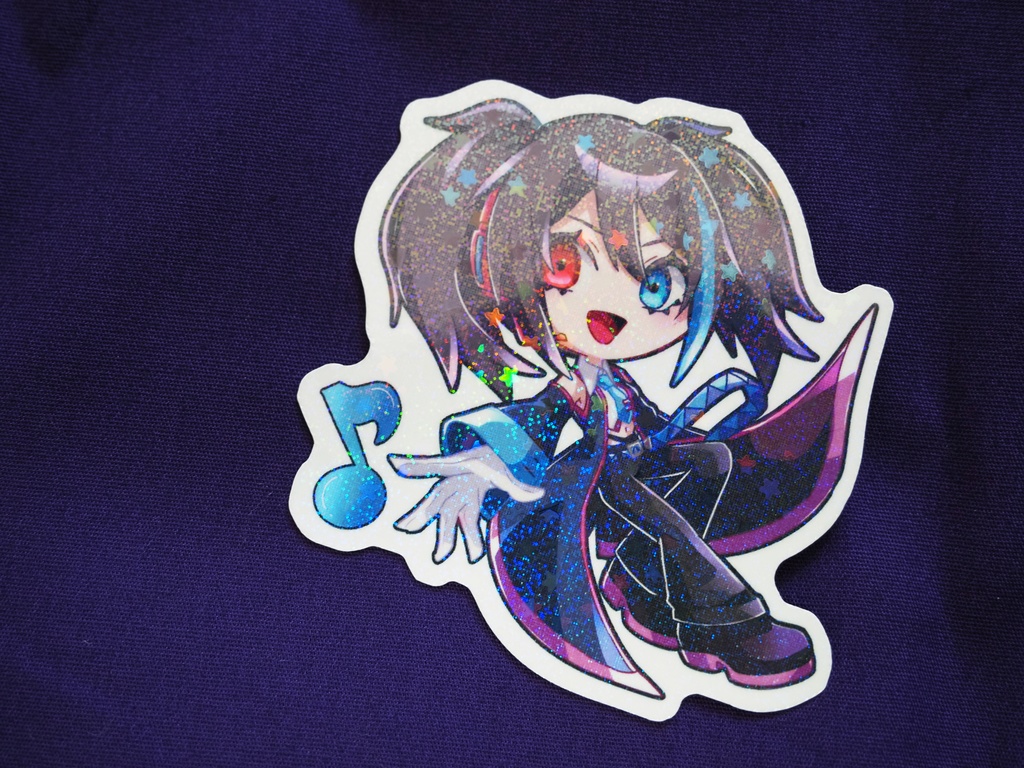 【UTAU】重音テト・欲音ルコ ダイカットシール【UTAって創るオンライン】