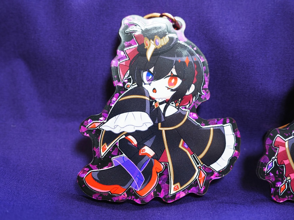 【UTAU】霊魑ヒズミ・霊魑アイネ アクリルキーホルダー【UTAって創るオンライン】