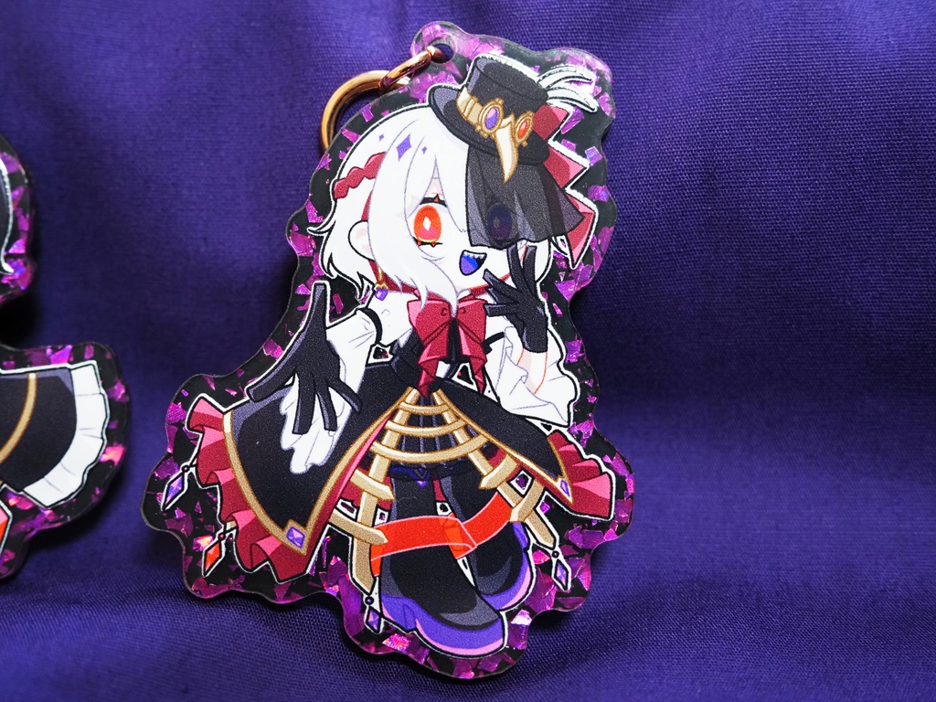 【UTAU】霊魑ヒズミ・霊魑アイネ アクリルキーホルダー【UTAって創るオンライン】