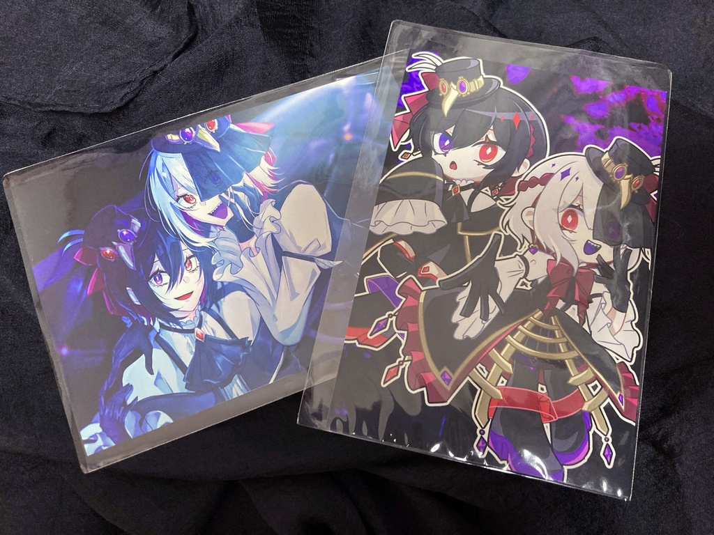 【UTAU】霊魑ヒズミ・霊魑アイネ　ポストカード2枚セット