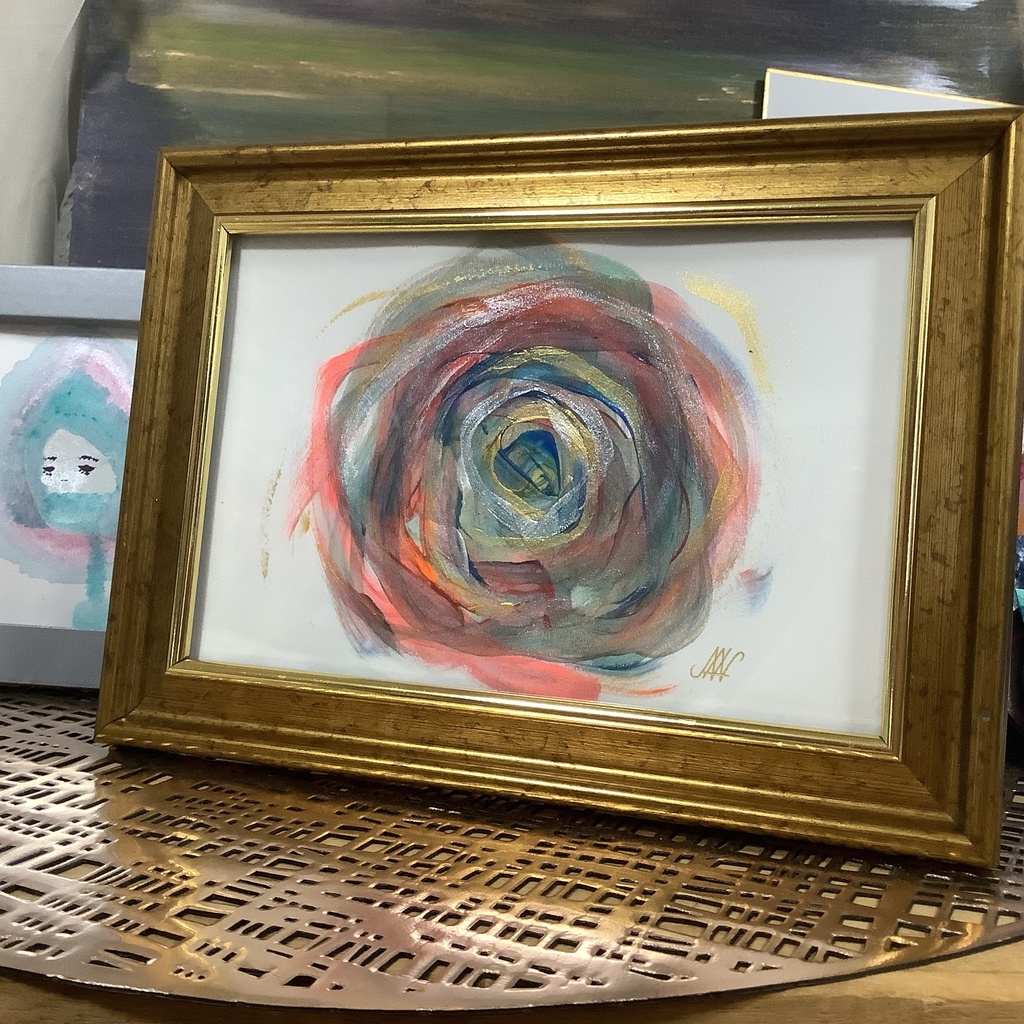 リボンをくるくるした花 No.2