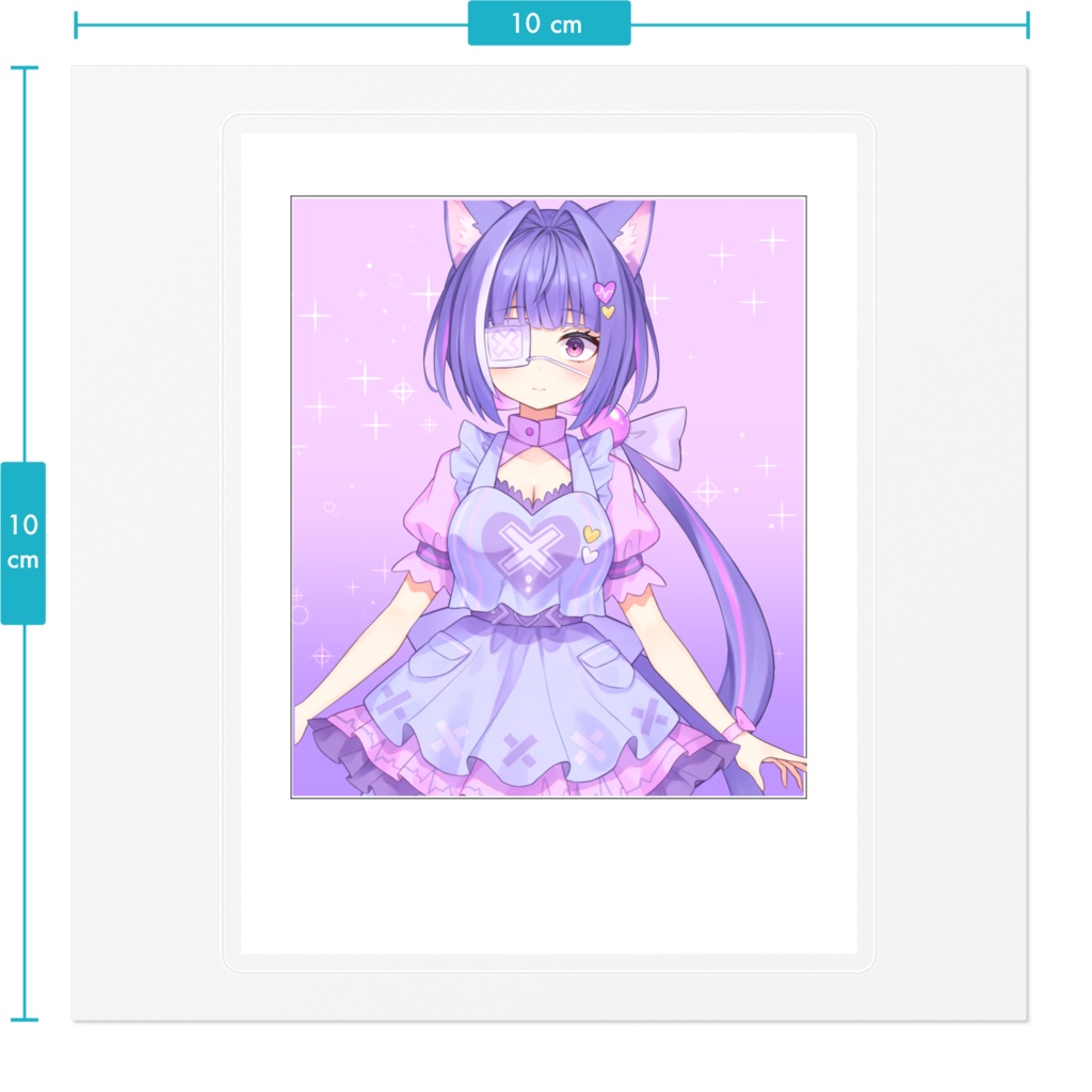 りこるのチェキ風ステッカー(ドキッ)