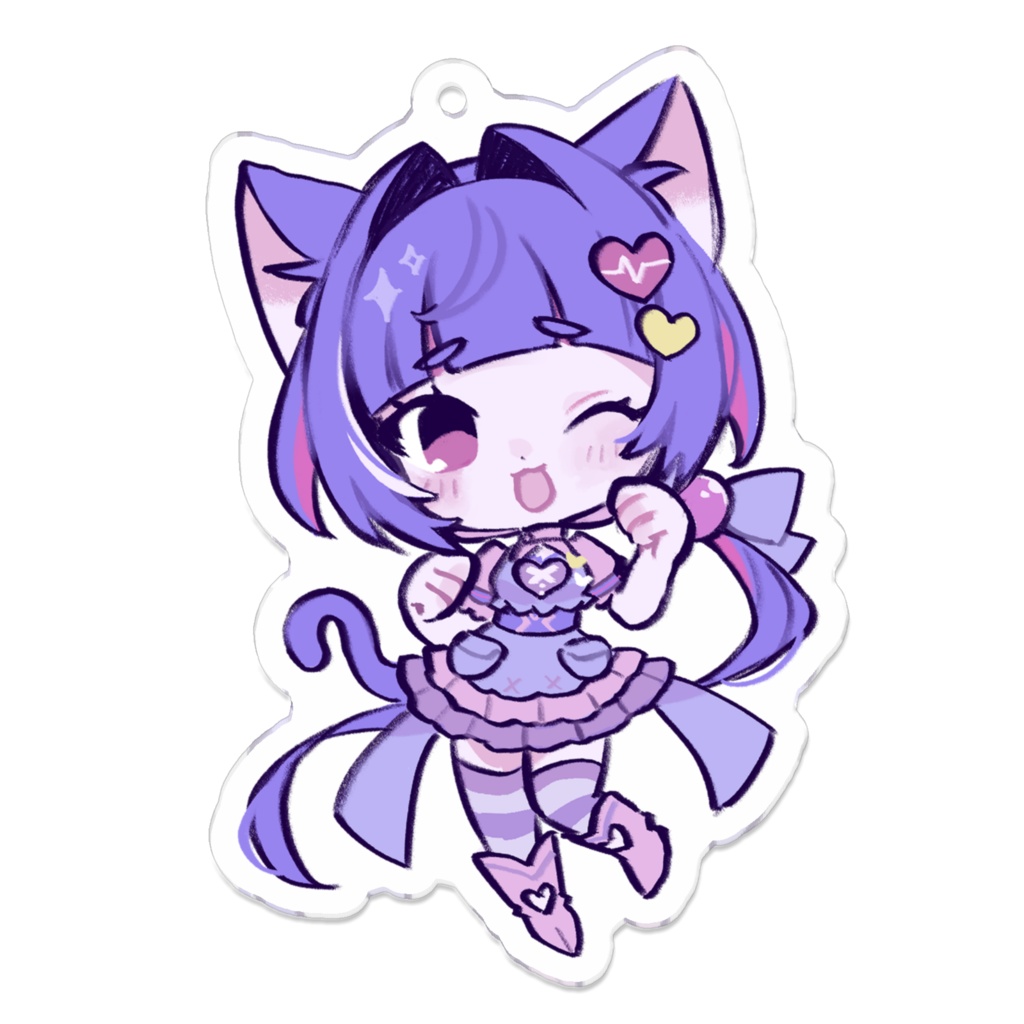 【コーティングあり】りこ&えるアクリルキーホルダー
