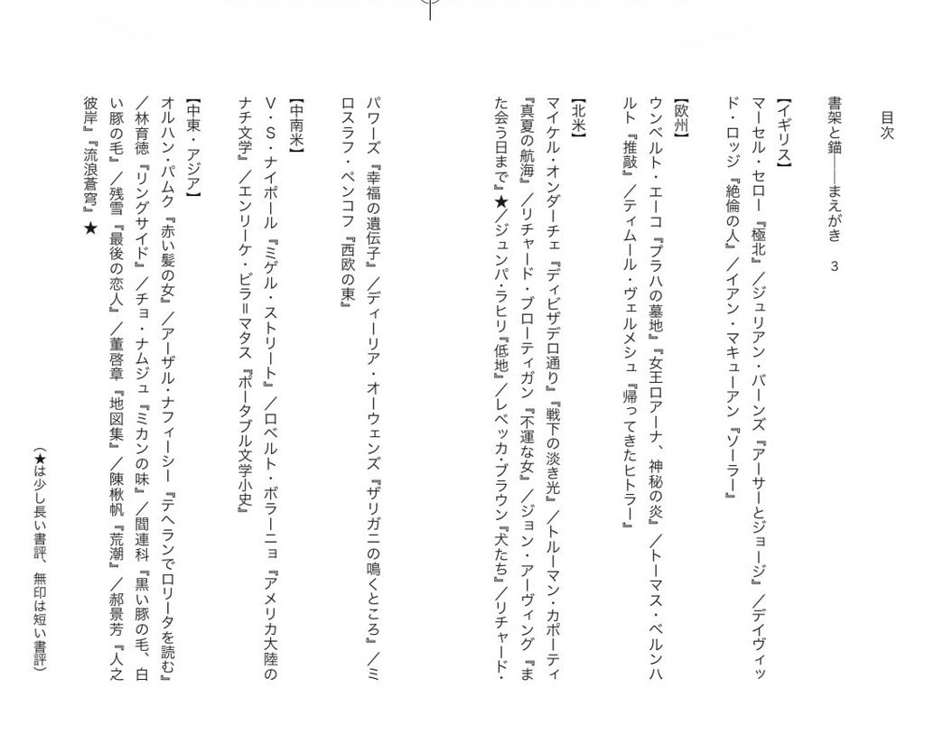 錨と抽斗─短い書評コレクション②(海外小説篇)
