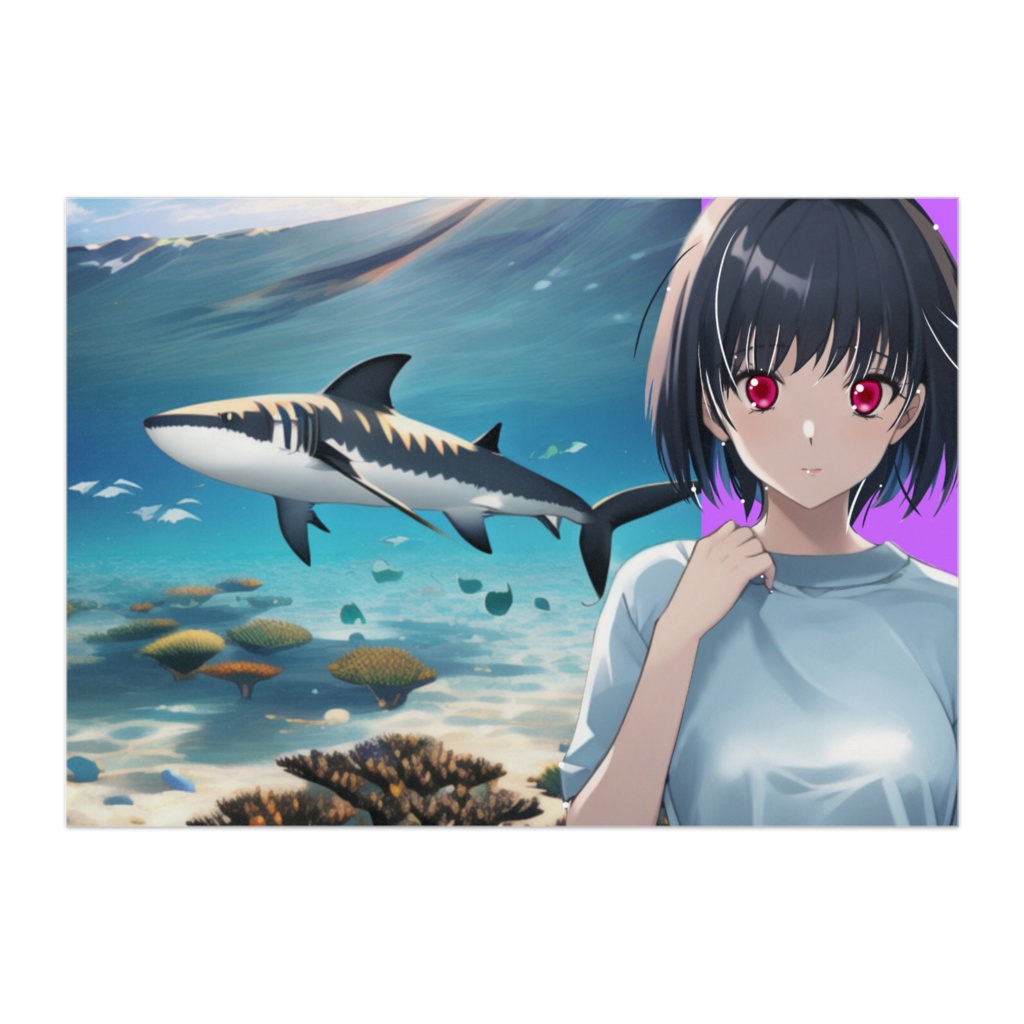 人喰いザメ　ポスター半光沢紙