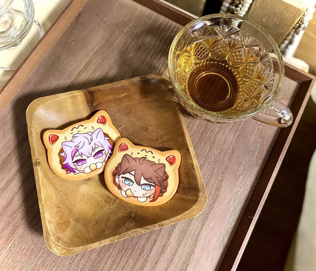 クッキー缶バッジ