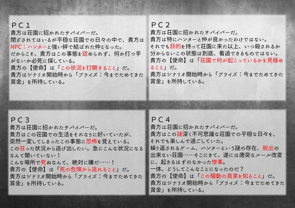 【無配】【第五人格×インセイン】理不尽なラスト・ゲーム