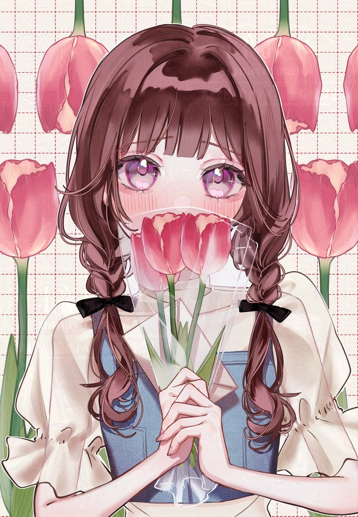 🌷イラスト使用ロック画面／カレンダー