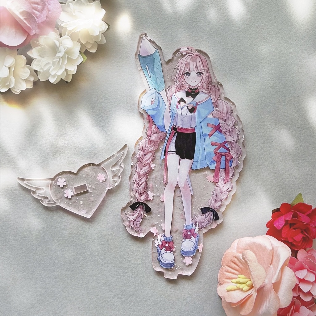 さくらのキラキラアクリルスタンド