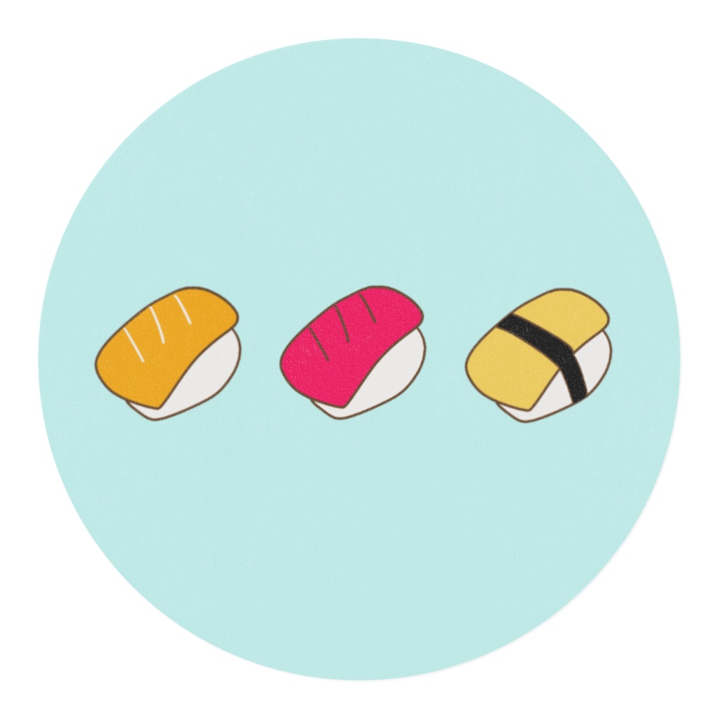 寿司3貫盛り マスキングテープ