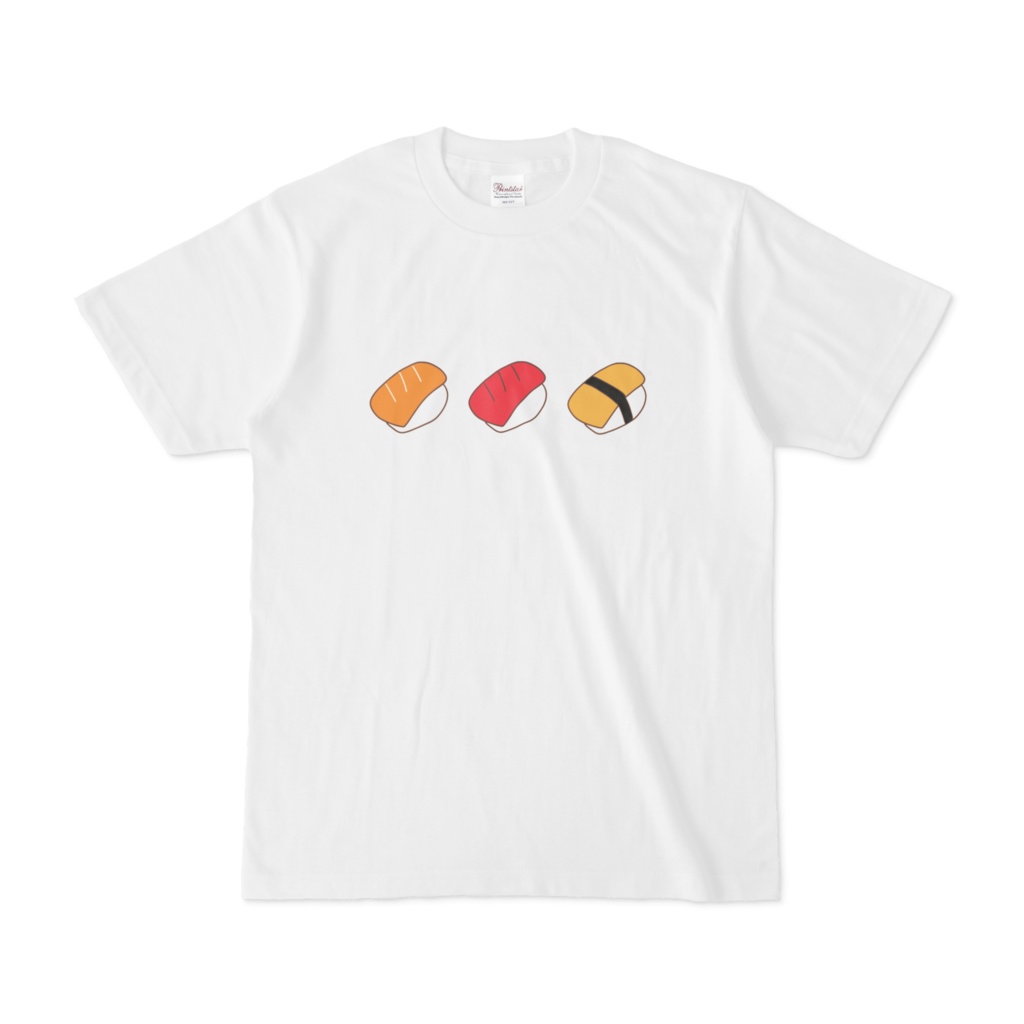 寿司3貫盛りTシャツ