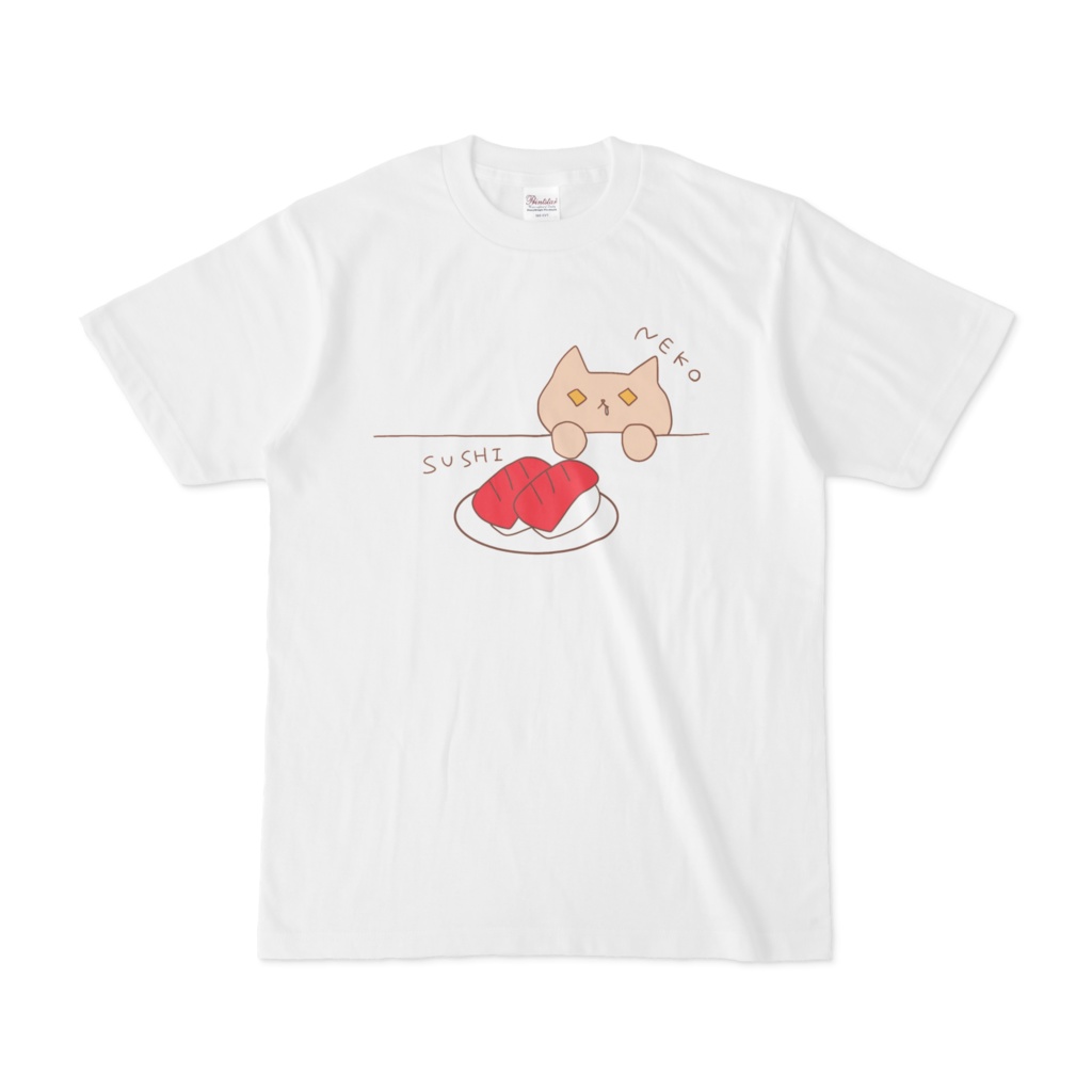 ねことすしTシャツ