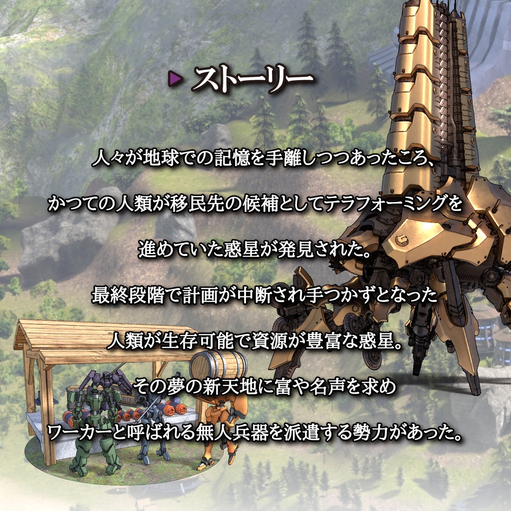 No man's planet Rising 設定集