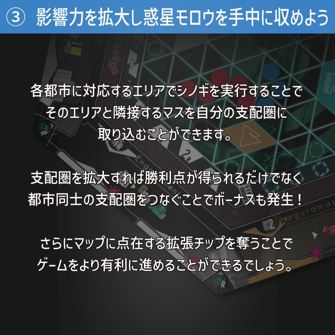 【ゲムマ受取:5/23(土)】THE PLANET OF MORROW / プラネモ【5/18(月)23:59締め切り】