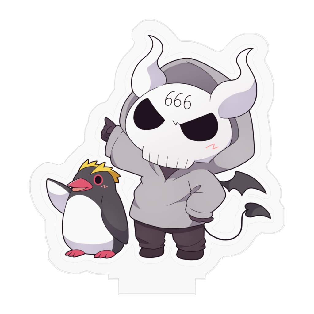 悪魔めさアクリルフィギュア50x50mm