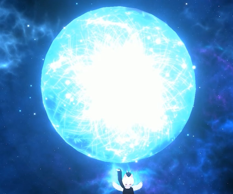 【VRChat】光の球。Particleとanimation