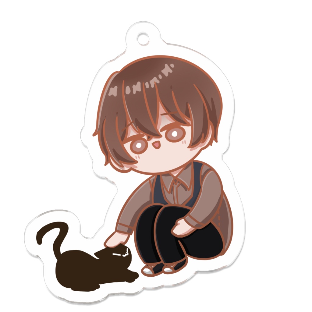 ねこなでアクキー
